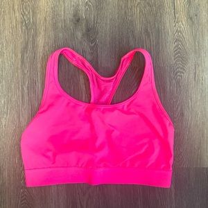 Victoria’s Secret Sport Neon Pink Mesh Sports Bra Size Medium